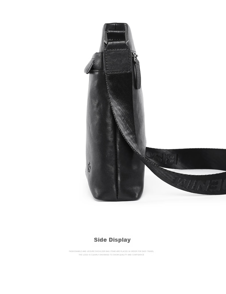 Meizhouyeniou Men's Single Shoulder Bag, Top-Grain Leather Casual Shoulder Crossbody Bag, Business Men's Bag, Birthday Gift for Boyfriend 14