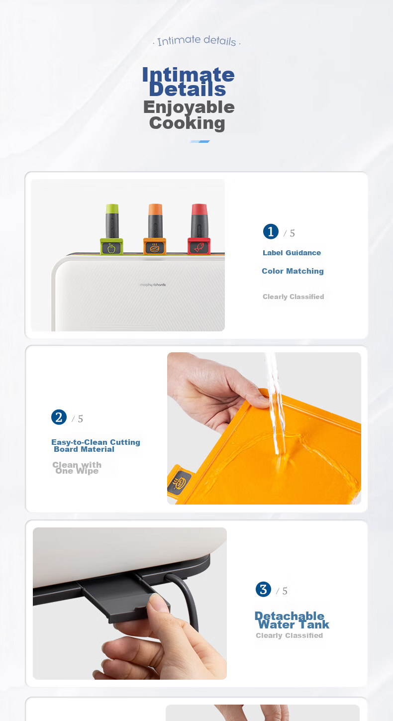Morphyrichards Disinfection Knife Holder Third Generation, Classified Cutting Board, Knives, Chopping Board, Chopsticks, UV Sterilization And Drying All-In Machine, Six Knives Three Boards Set MR1002, One's Member 23