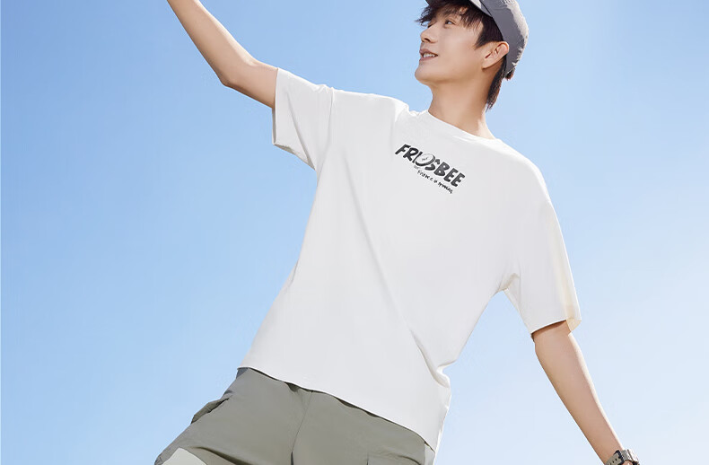 361° T-Shirt Short Sleeve Summer Unisex Breathable Loose Fit Printed Crew Neck Sports Casualwear 632623109-5 2