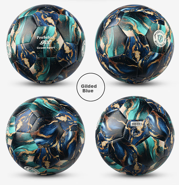 ProSelect Children's Soccer Ball Size 5 PU Durable Machine-Stitched Training Competition Student Exam Standard Football GTF127M 5