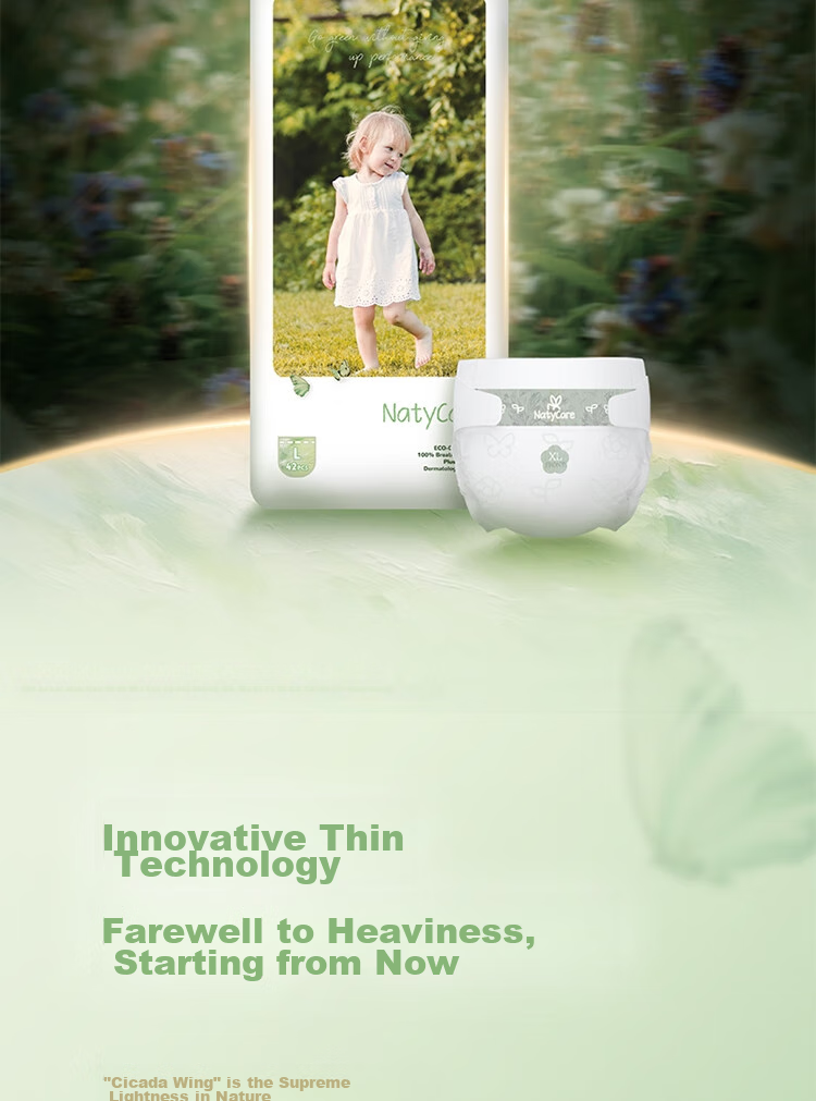 NatyCare Baby Diapers L42 (9-14kg), AIRMAX Series, Ultra-Thin Bare Feel, Large Size Diaper, Diaper Pad 2