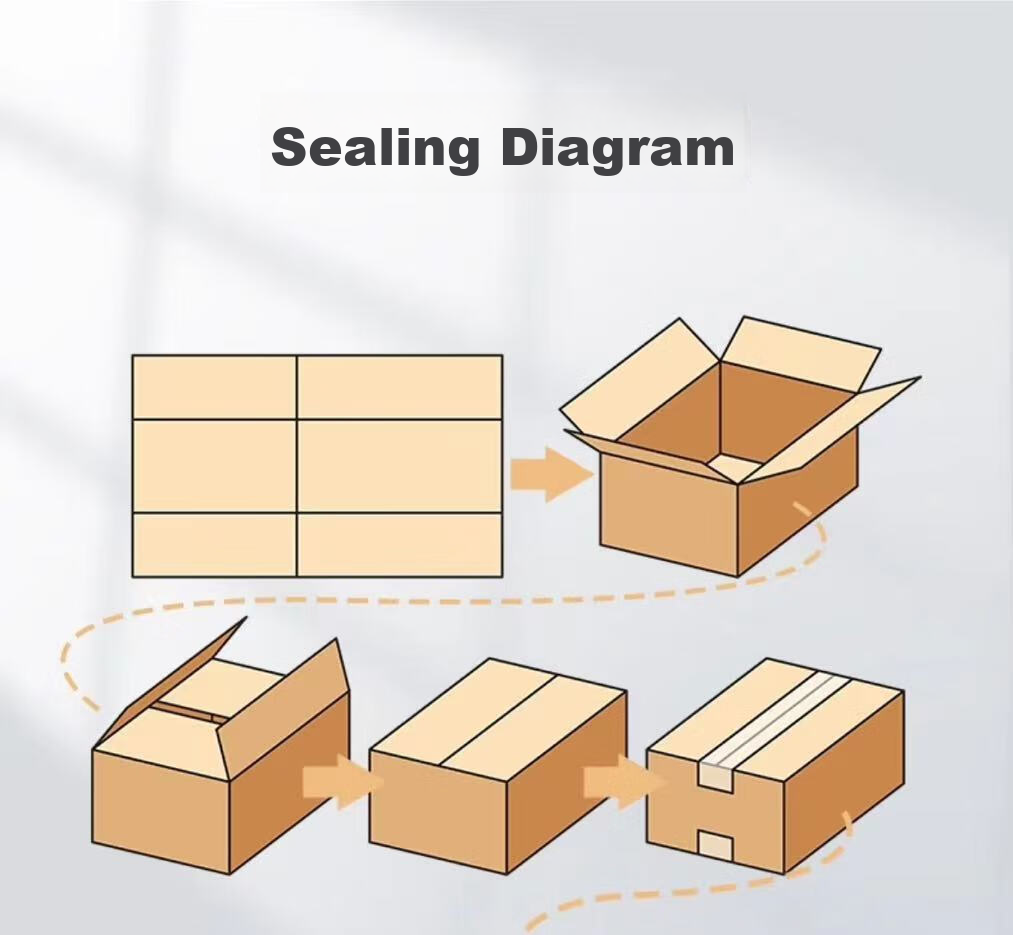 Yuzijian Office Cardboard Boxes, Company Relocation Storage Boxes, Accounting Archive Document File Boxes, Paper Boxes, Thickened Five-Layer Corrugated Large Size 50*40*40cm 5-Pack 5305 15