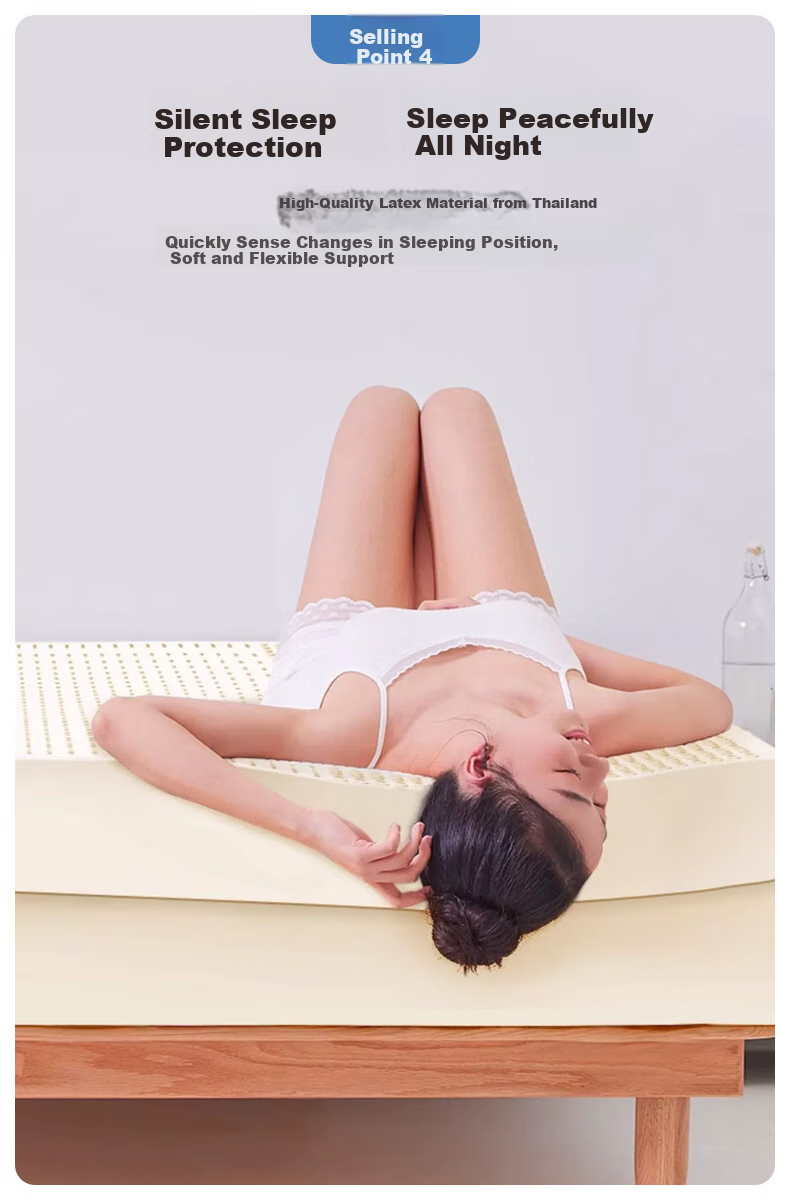 Paratex ECO Latex Mattress, 94% Content Thai Imported Natural Latex Core, Thickened Pad, 1.8x2 Meters, 10cm Thick 10