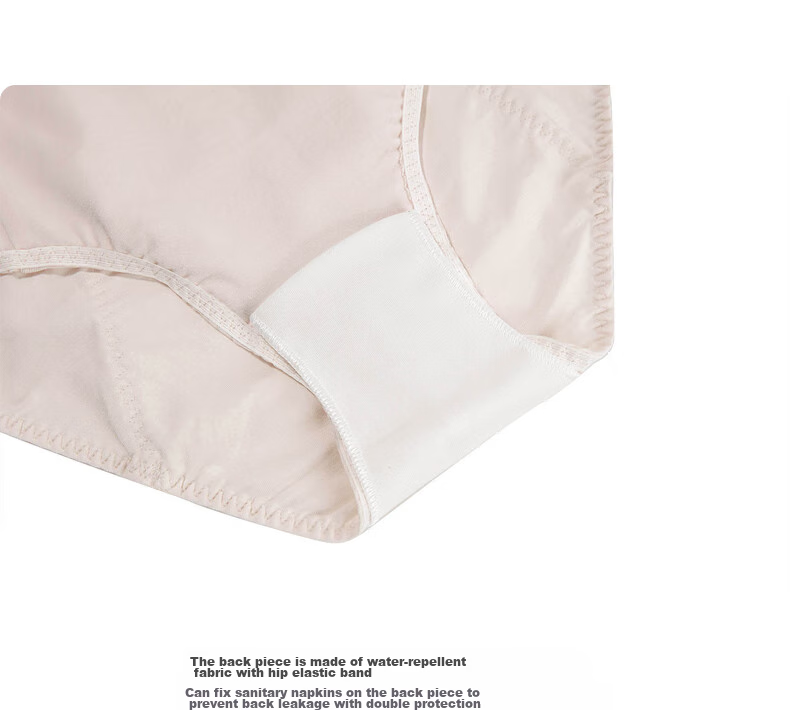 AIMER KIDS Girls' High-Waist Cotton Spandex Menstrual Pads, 2-Pack, Purple-Pink, Size 170 11