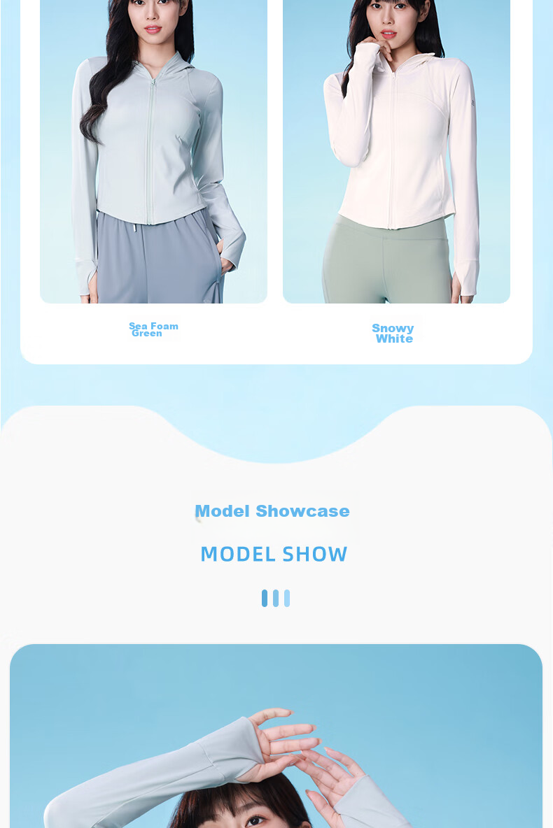 CAMEL [Camellia Series] Women's Sun Protection Clothing, Slim Fit, UV-Resistant, Cool And Breathable A24BAEO190 6