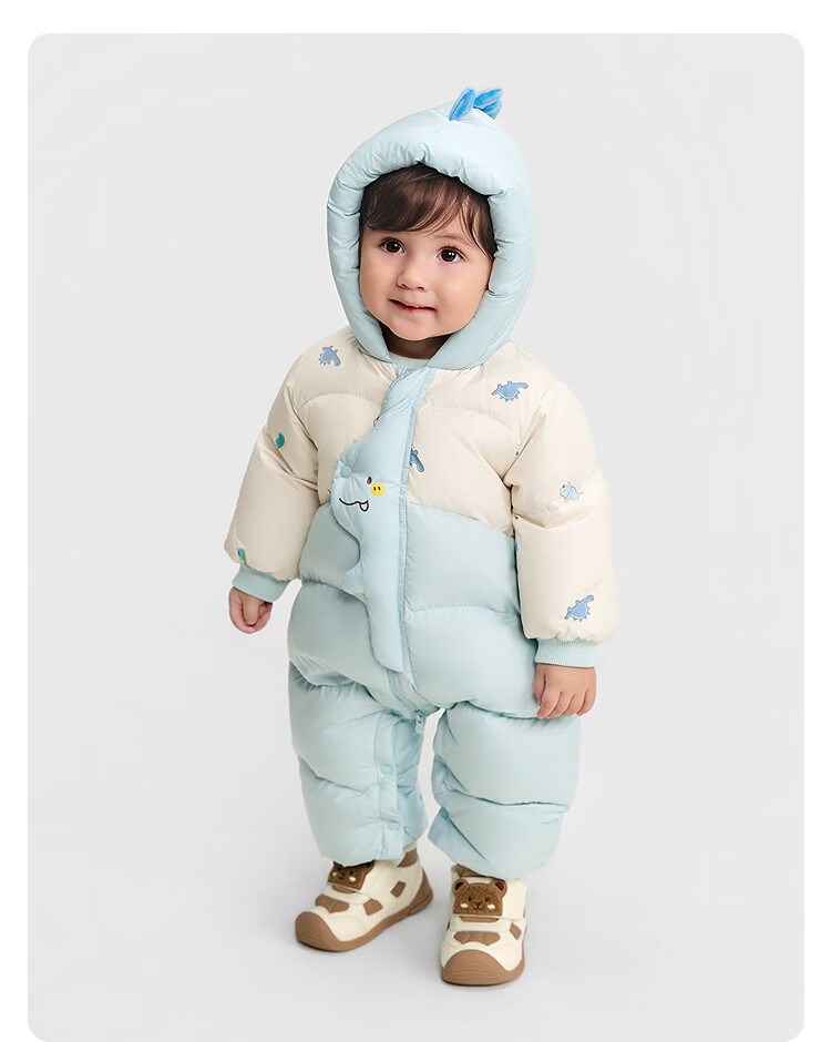 BALABALA Baby Toddler Down Jumpsuit Winter 2025 [Mall Same Style] 200425120207 8