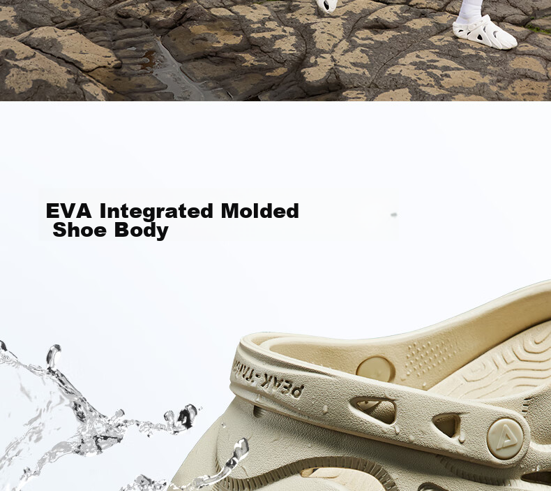 PEAK Taiji Kunpeng Slippers, Summer Thick-Soled Heightening Non-Slip Sandals, Squishy Feeling Sports Casual Beach Shoes, ET42811L 14