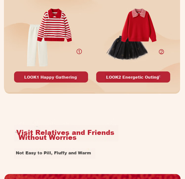 BALABALA Girls' Sweater, Children's Knitwear, Spring And Winter Striped Sweater, Bow-Tie Inner Layer Top 5