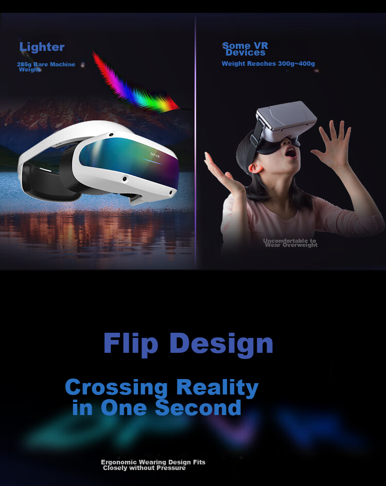 DPVR E4 Performance Edition, PCVR Headset, Smart Glasses, Compatible with Thousands of Steam Games, Alternative to Vision Pro, 3D Viewing, Play Black Myth: Wukong, Not A Standalone AR Device 18