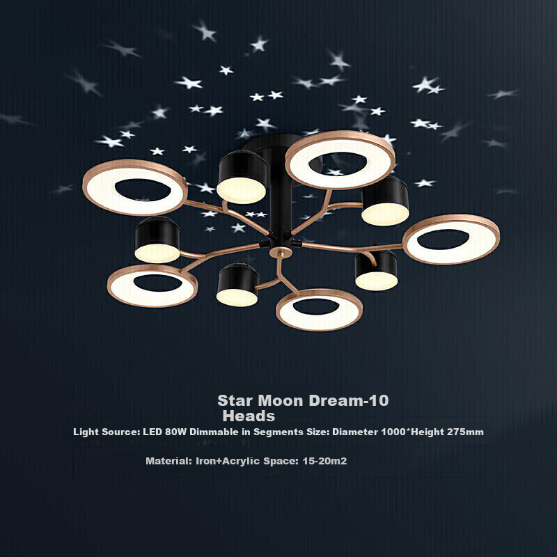 NVC Nordic Pendant Light, Simple And Creative, Popular Molecular Lamp, Ceiling Light for Living Room, Trendy Modern Lighting Fixture WHXD80Z/F-03