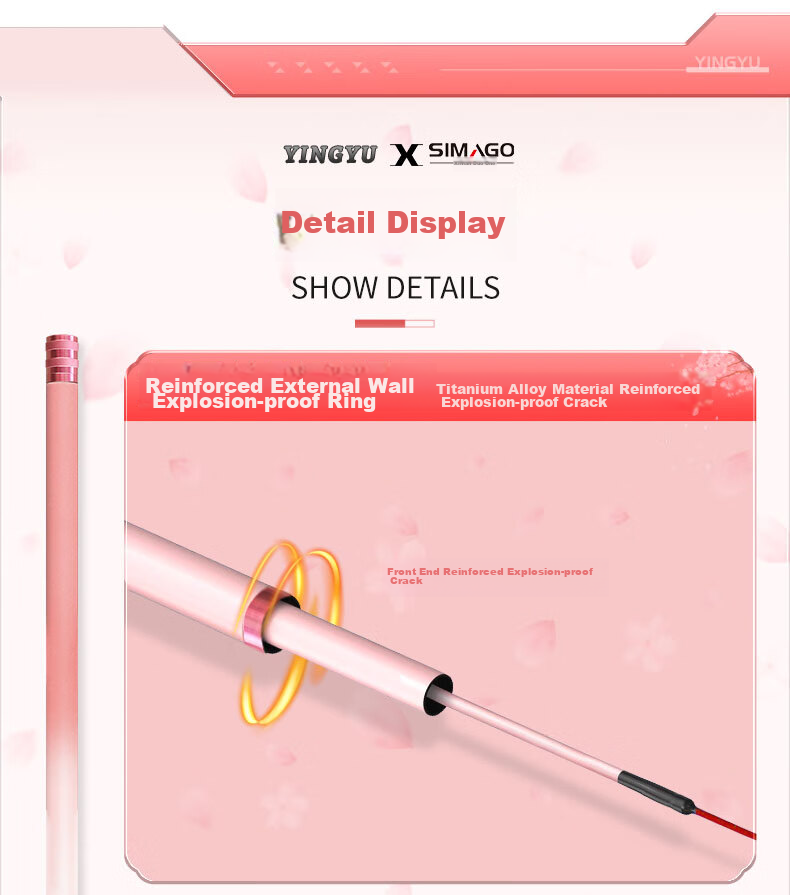 SIMAGO Ximan Du Fishing Rod, Ultra-Light And Hard 4H, for Wild Fishing Carp, Platform Fishing Rod, Carbon Fiber Hand Rod, Yingyu Small All-Purpose Rod, 6.3 Meters 9
