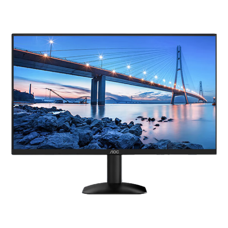 AOC 27-Inch 120Hz IPS HDRMode HDMI Low Blue Light Flicker-Free Wall-Mountable Three-Sided Micro-Edge Ultra-Thin Energy-Saving Office Computer Monitor 27B35H