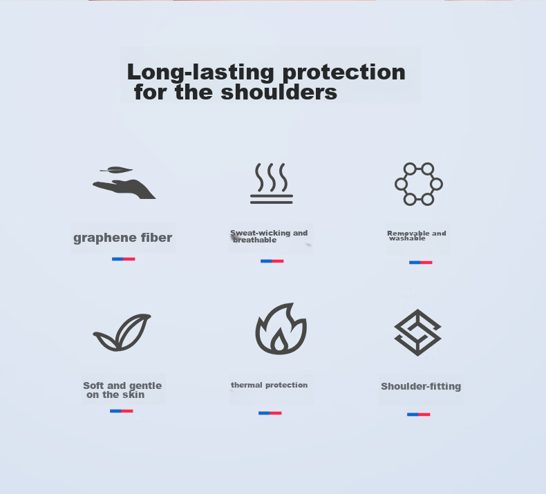 AiHuJia Shoulder Warmer, Self-Heating Sleep Aid, Warm Summer Shoulder And Neck Support, Postpartum Shawl, Cold Prevention, Heat Therapy 4