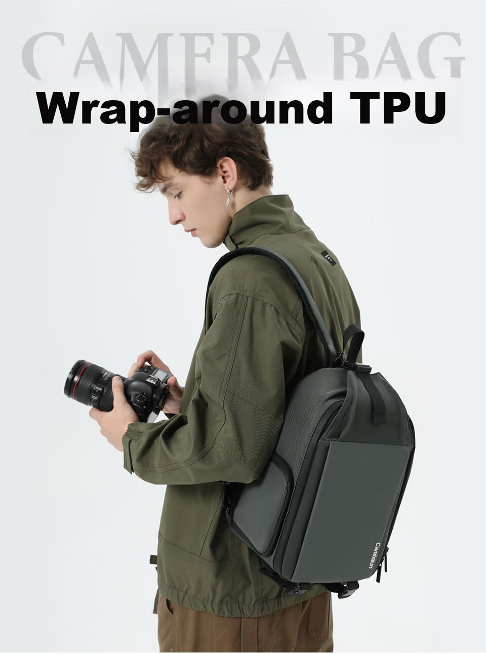 CWATCUN Shoulder Camera Bag for Men And Women, Multifunctional Portable Small Bag, Dual-Shoulder Bag, Trendy Backpack for Me 1