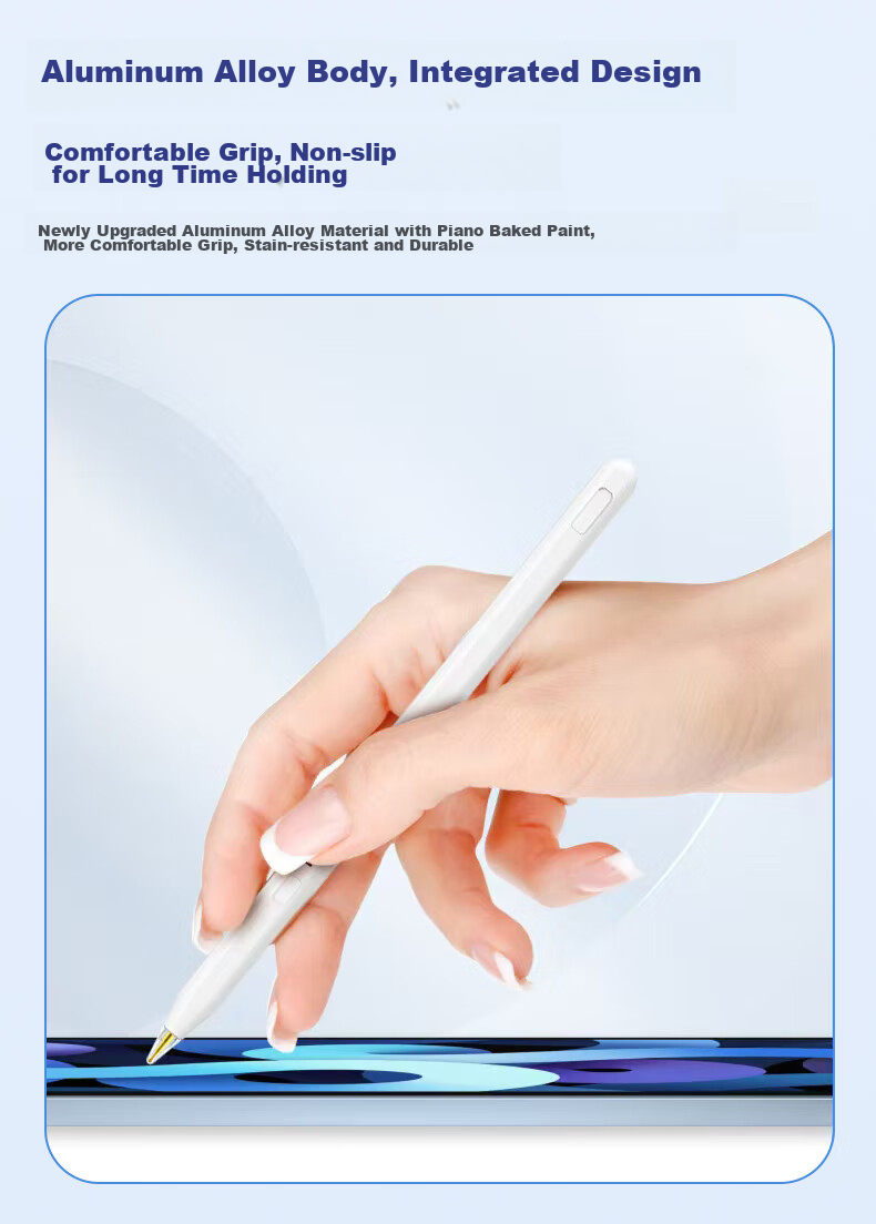 KOVOL [Compatible with Phones And Tablets] Upgraded Three-In IPad Capacitive Stylus, Mobile Touch Pen, Tablet Writing Pen, Computer Touchscreen Compatible for Apple, Huawei, Xiaomi, Gaming And Drawing 3