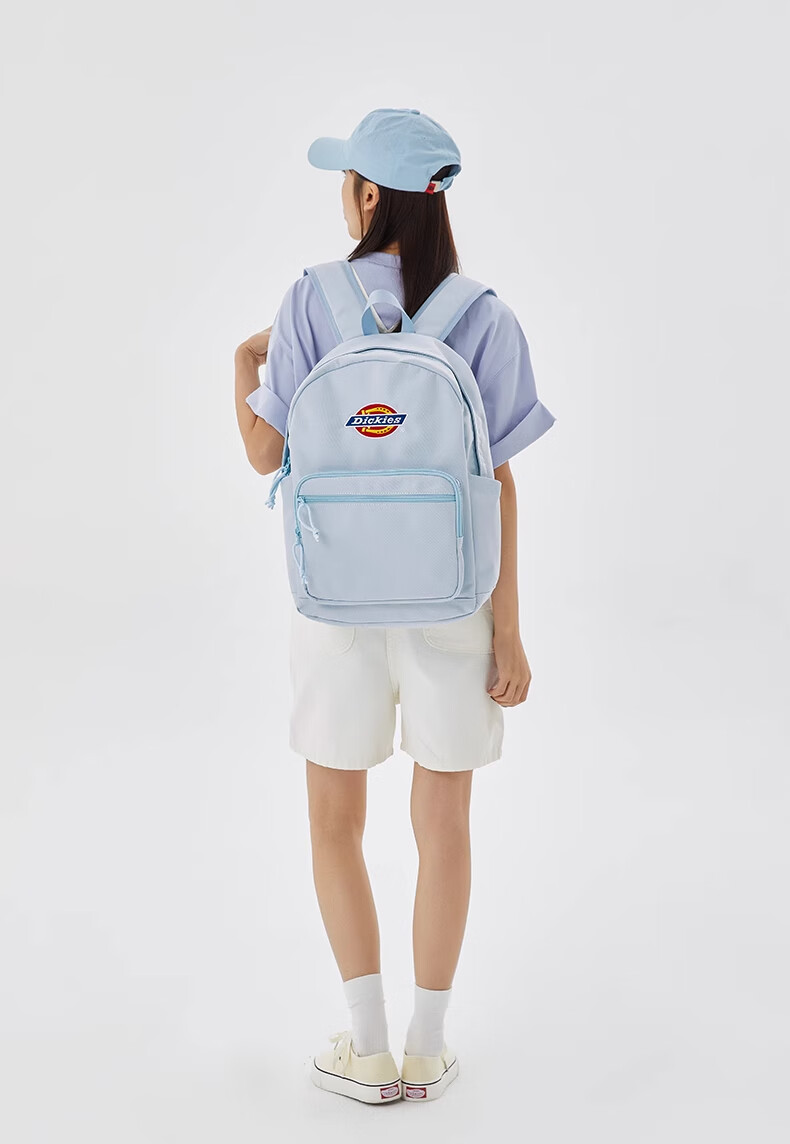 Dickies Women's Backpack DK Schoolbag with Multiple Compartments, Large Capacity, Can Hold Many Items, Suitable for Middle And High School Students, Travel Bag 18