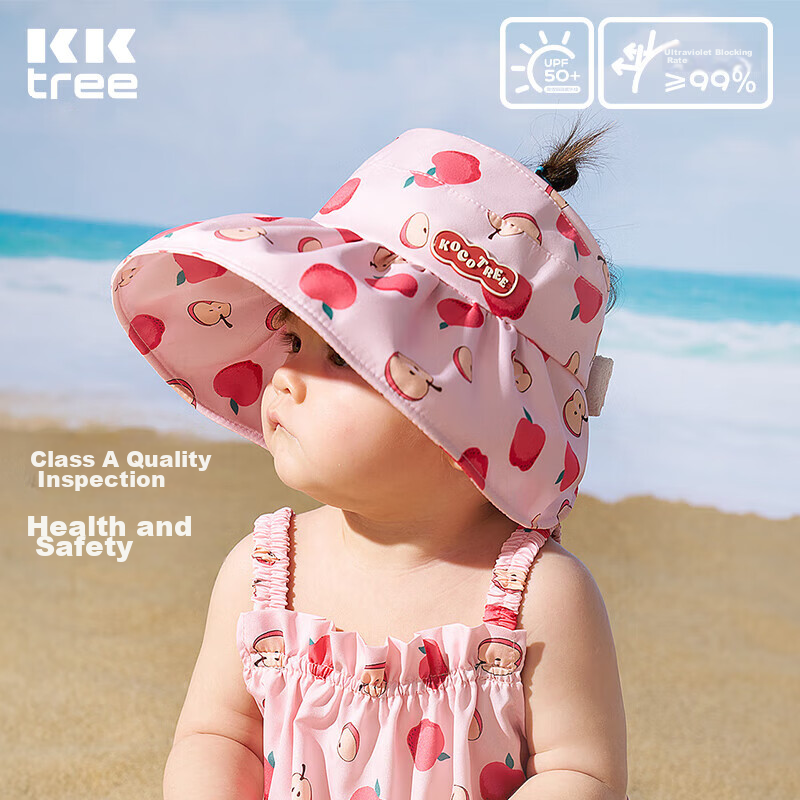 Kocotree Baby Sun Hat, UV Protection, for Boys And Girls, Open Top, Wide Brim, Children's Sunhat