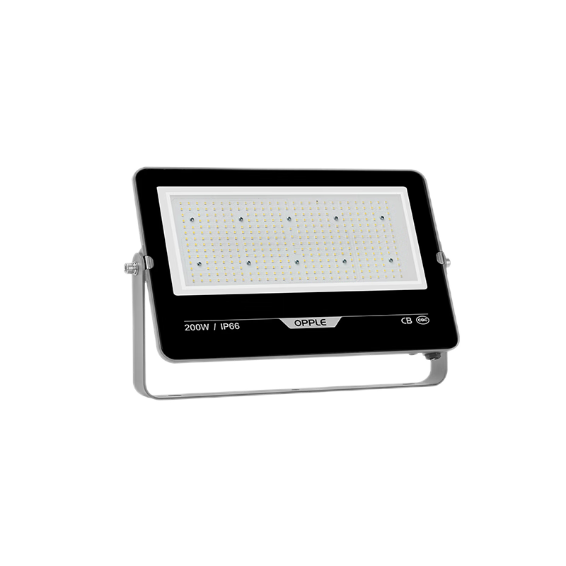 OPPLE LED Outdoor Floodlight Spotlight Factory Sports Stadium Outdoor Lighting Waterproof Floodlight Searchlight Advertising Light 200W White Light IP66