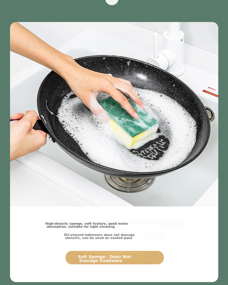 MAXCOOK Dish Scrubber, Loofah Sponge for Washing Dishes And Pots, Kitchen Sink And Stove Cleaning Brush Loofah Sponge, 3 Pieces MCPJ5142 5