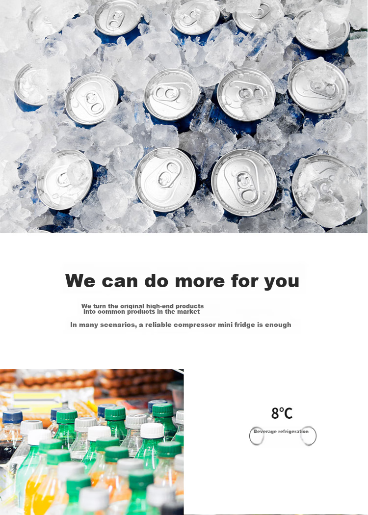 QIXUAN Q18 Car Refrigerator, Mini Fridge with Compressor Cooling, Freezing And Refrigeration Capabilities, Can Form Ice, Outdoor And Home Appliance 8