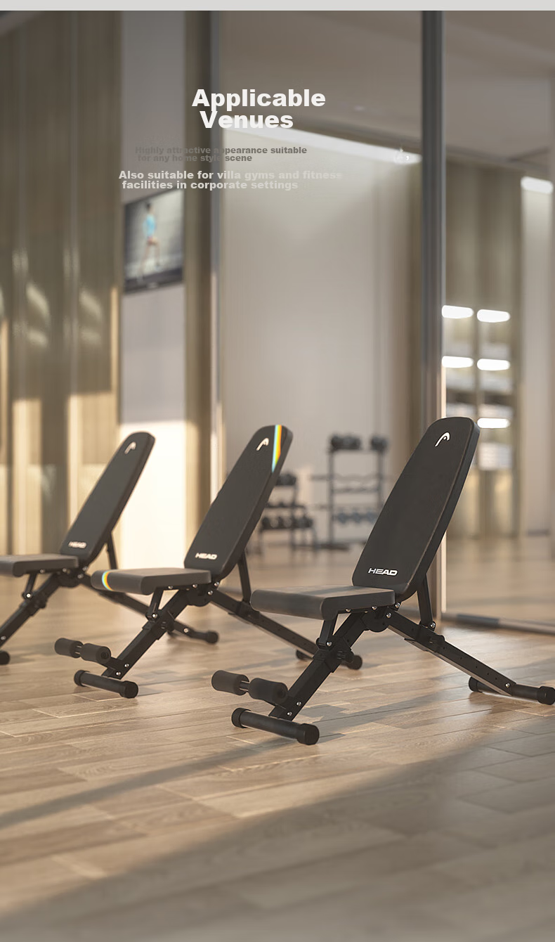 HEAD Dumbbell Bench Roman Chair Preacher Bench Multifunctional Bench Press Bench Sit-Up Bench for Abdominal Exercises And Retirement Fitness Equipment 10