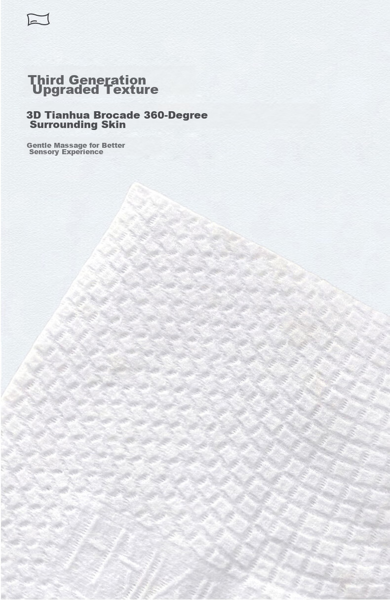 Heimofa Disposable Face Towels, Facial Cleansing Wipes, Face Cleaning Towels, Pull-Out Style *1 Pack 3