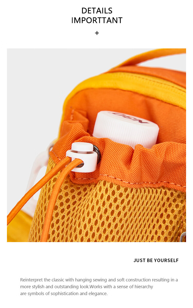 Three Duckling Lightweight Crossbody Bag Storage Bag Dopamine Casual Outdoor Sports Travel Multifunctional Single Shoulder Crossbody Backpack 3