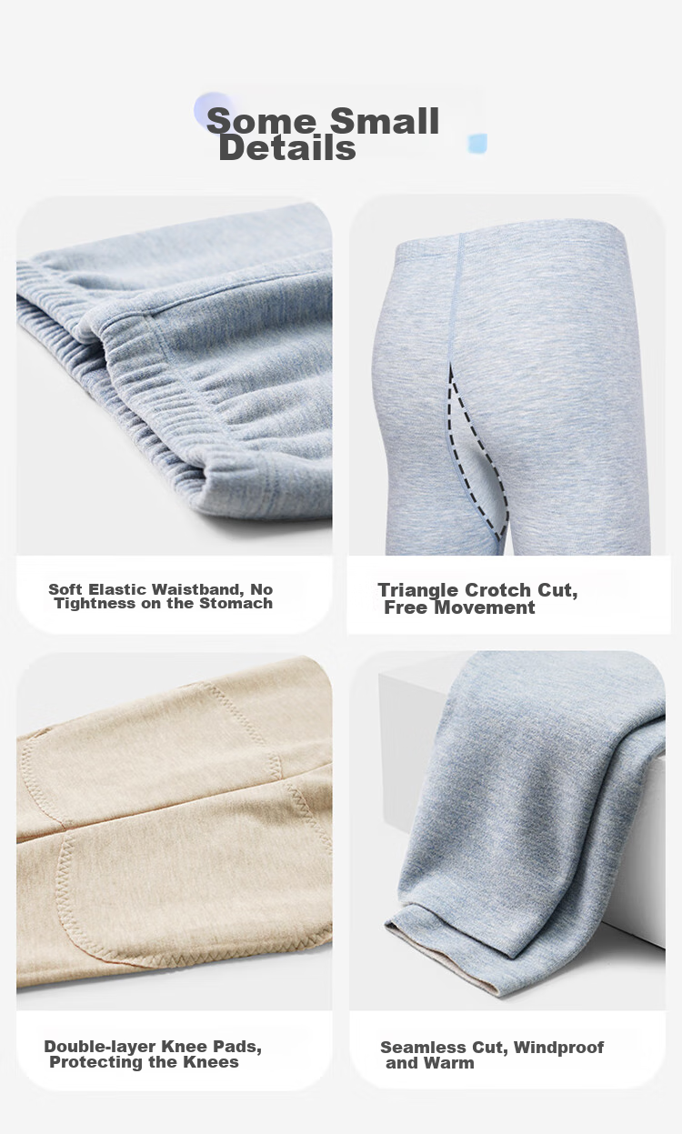 Jiusuiban [Xiaonuan Yang] Light Warmth No. 9 Pants, Children's Thermal Underwear, Boys' Autumn And Winter Mid-Thick, Containing Cashmere And Silk Cotton, Long Johns 14