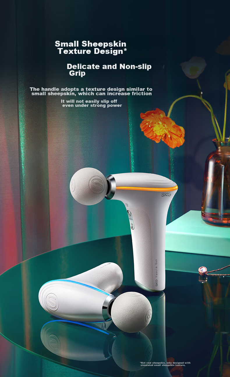 SKG [Mid-Autumn Festival Gift] F1 Premium Sports Massage Gun for Shoulder, Neck, Waist, Back And Full Body Professional Massage Device with Long Battery Life, Mini Portable Fascia Muscle Massage Gun Birthday Gift for Boyfriend Or Girlfriend 15