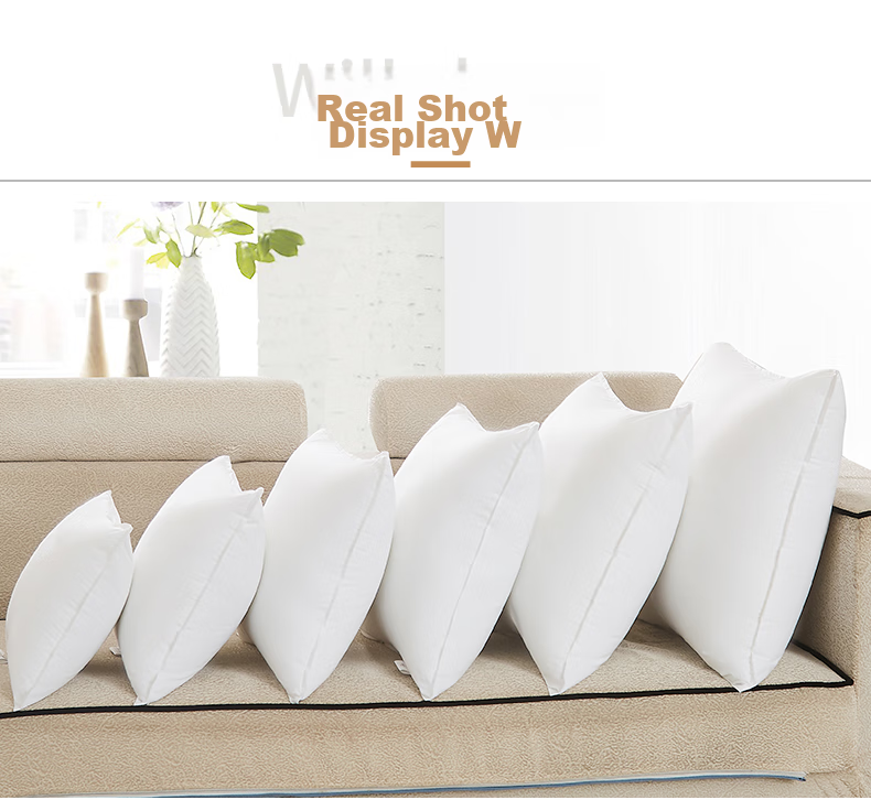 Hengyuanxiang Pure Cotton Pillow Insert, Backrest Cushion, Square Sofa Pillow, 50*50cm 6