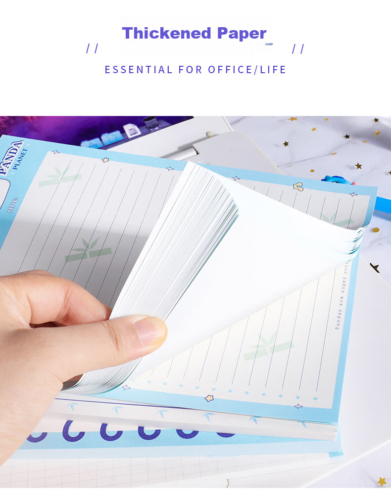 DiLe B5 Grid Notebook Paper, Lined Notepad for Students' Chinese Practice, Long Strip Memo Pad, Tear-Off Notebook, 50 Sheets/Book, BC23-1080 Grid Style 9