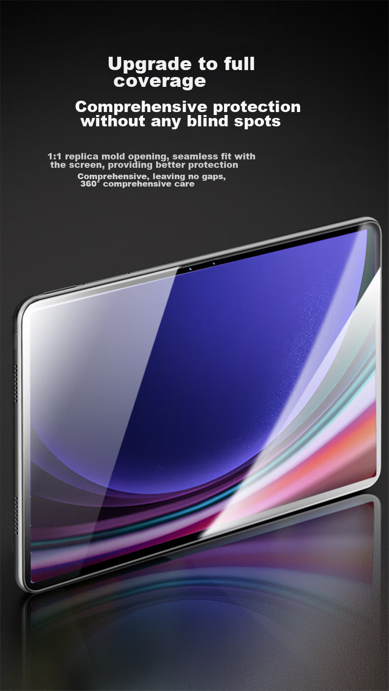 CangHua Tempered Glass Screen Protector for Samsung Tablets Tab S7/S8/S9/A9+/S10Lite/S11, 11-Inch Full Screen HD Anti-Drop Protective Film for Samsung Tablet Computer 5