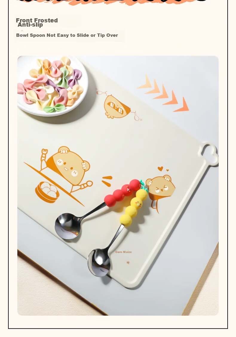 CORN Children's Placemat, Elementary School Student Dining Mat, Non-Slip, First Grade Heat-Resistant Table Mat, Waterproof, Oil-Proof, Scald-Proof for Schools 11