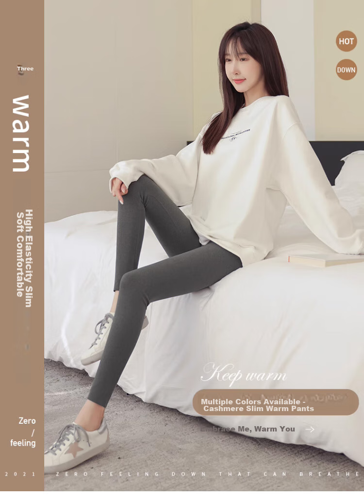 LangSha Women's Thermal Underwear, Autumn And Winter 7A Antibacterial Warm Pants, Soft And Wearable Outside, Cationic Base Layer Pants, Women's Thermal Underwear 1