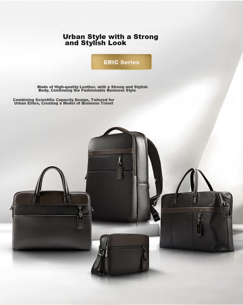 Xinxiuli Crossbody Bag, Men's Shoulder Bag, High-Quality Men's Handbag, Travel Backpack, Fashionable Casual BC9*09013, Black/brow 3