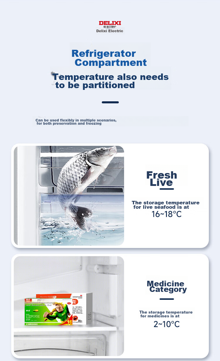 DELIXI ELECTRIC Thermometer, Digital Display, Strong Magnetic Attachment, Ultra-Long Probe, Dual-Use for Wall And Stand Mounting, Indoor And Outdoor Use 3