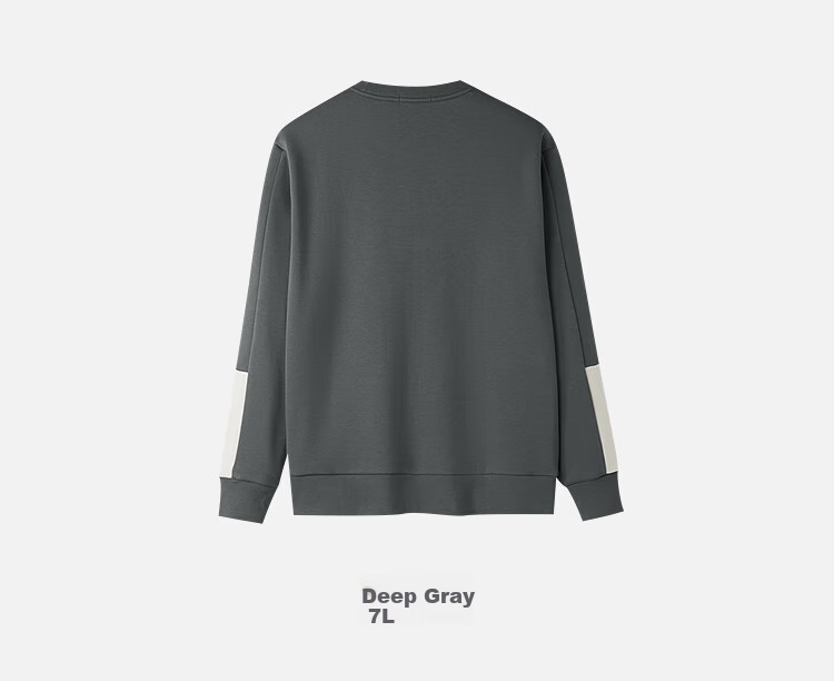 HLA Men's Sweater 25 Mountain High Series Plus Velvet Round Neck Warm Long Sleeve Men's Winter 10