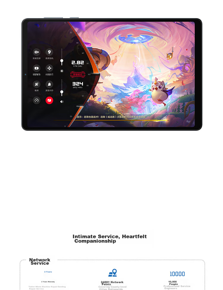 Lenovo Tablet, Rescuer Y700 Third Generation, 8.8-Inch Mini Tablet, 165Hz High Refresh Rate E-Sports, Snapdragon 8 Gen3, 2.5K, 16+512GB White 21