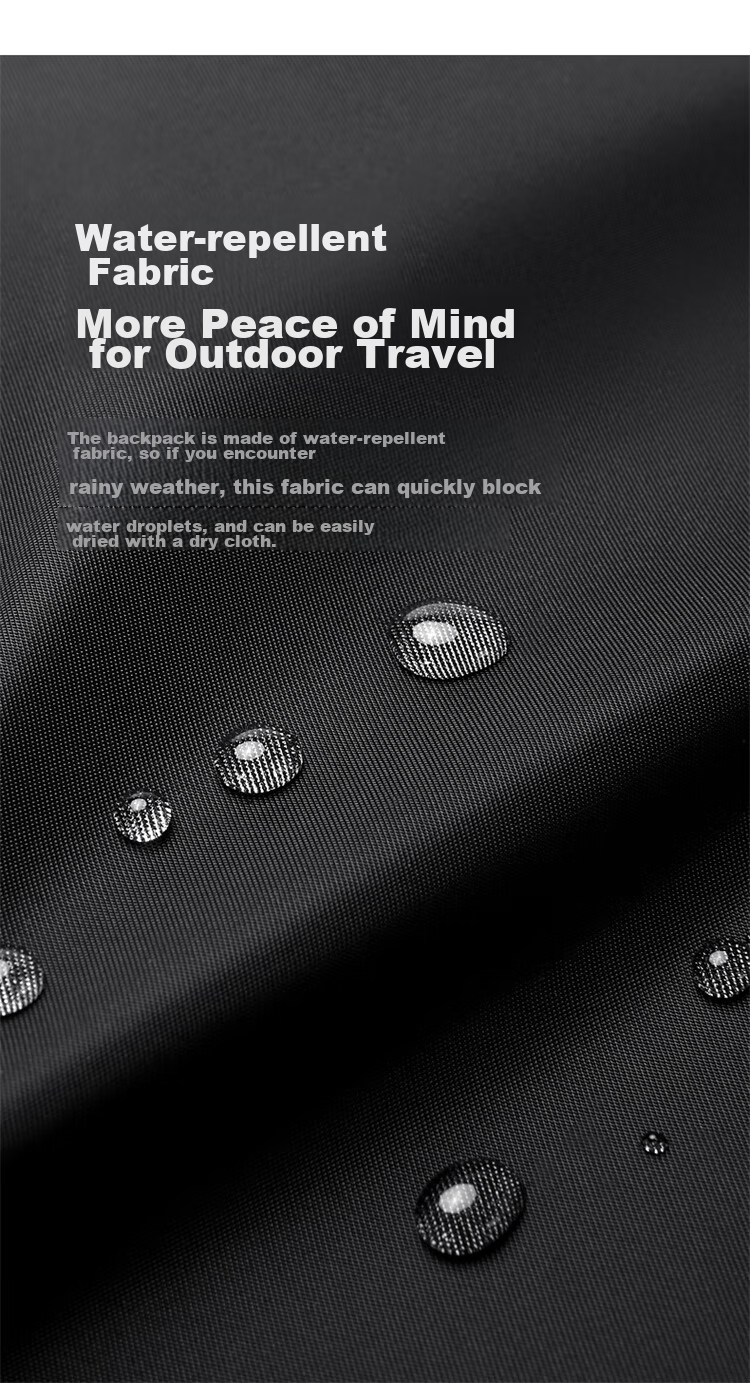 GOLF Backpack for Men, 15-Inch Laptop Bag, Business Travel Backpack, Casual Student Bookbag, Black 4