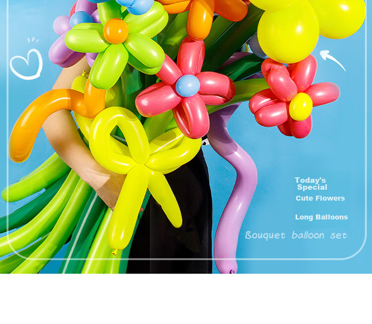 Jidukongjian Balloon Graduation Photo Props, Decorative Birthday Gift Bouquet Balloons, Proposal Confession Props, Birthday Scene Setup 2