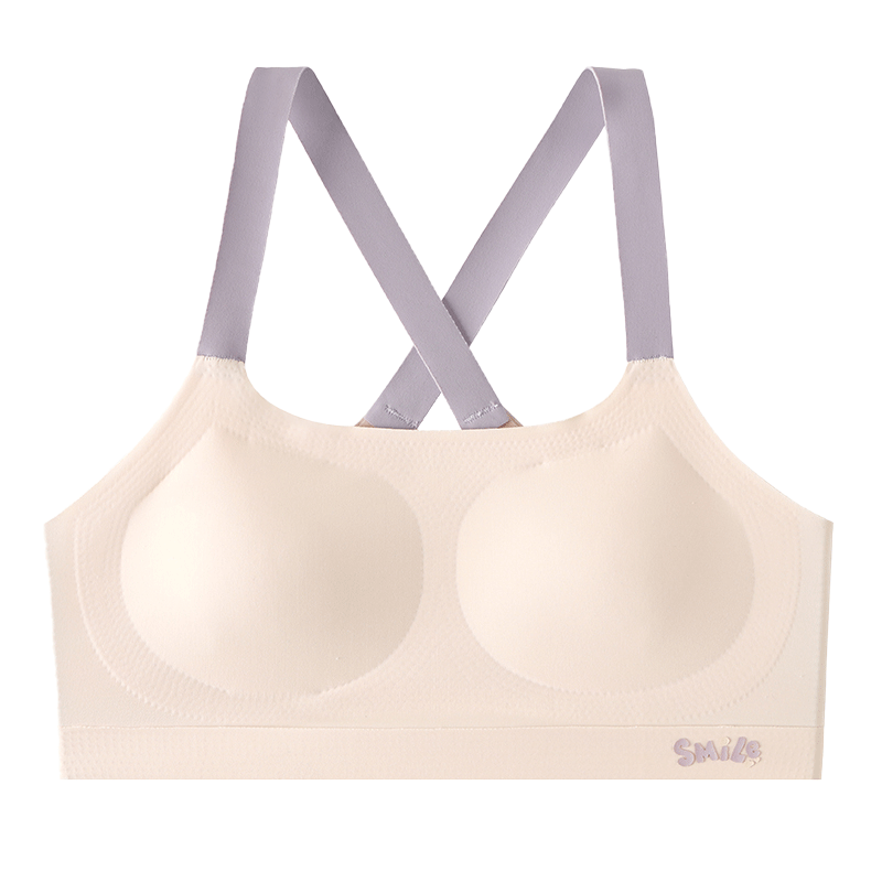 Ailier &ouluola Girls' Underwear, Puberty Bra for Teenagers, Middle School Students, Ages 12-16, Developmental Stage, Small Vest, Skin Color M