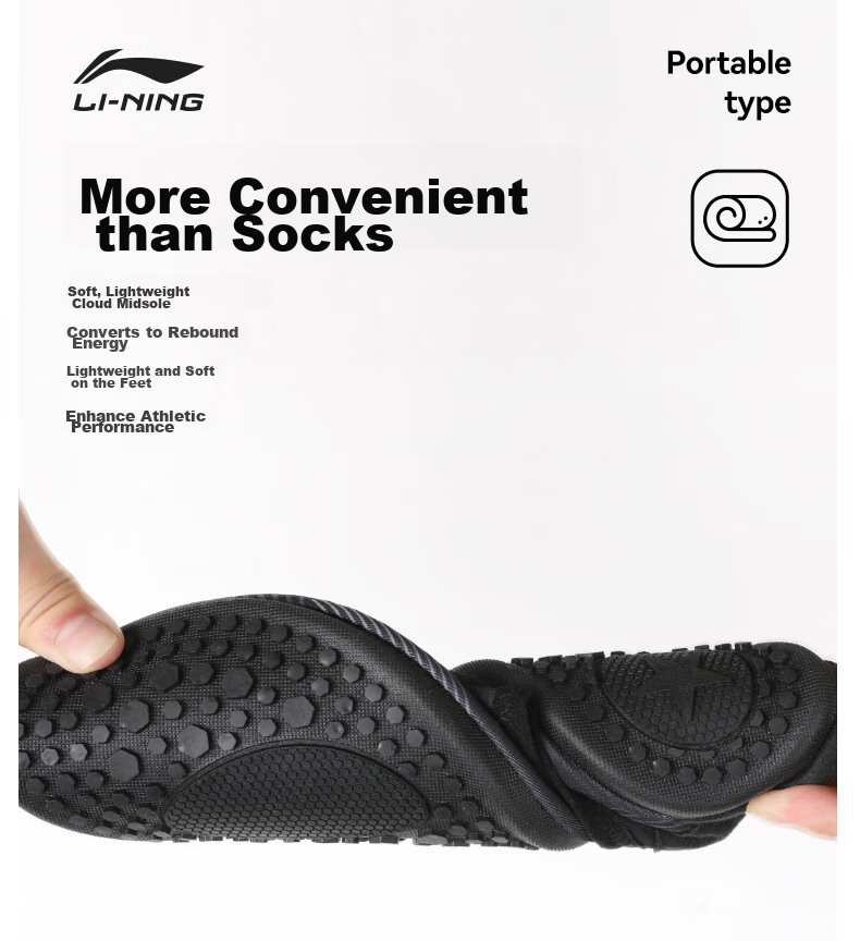 Li-Ning Snorkeling Shoes, Fashionable Diving Beach Shoes, Water Park Non-Slip Swimming Shoes for Men And Women, Model 9202 (Size 37-38) 5