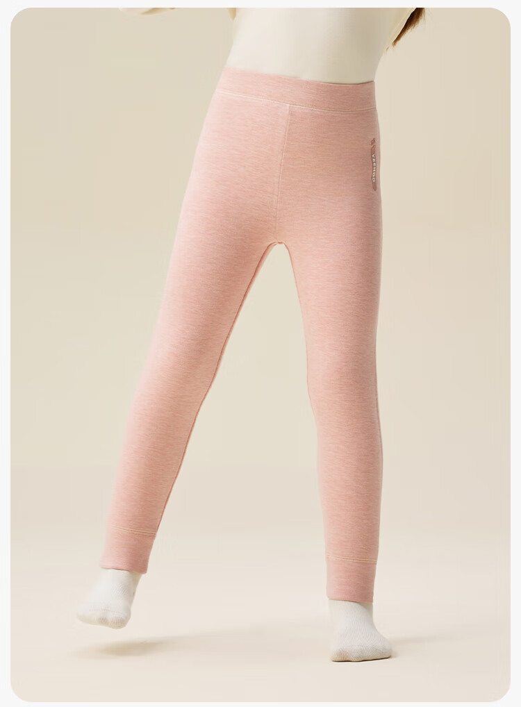 YEEHOO Wool Triple-Layer Thickened Cotton-Padded School Uniform Pants Winter Kids Boys Girls Warm Cotton Trousers 11