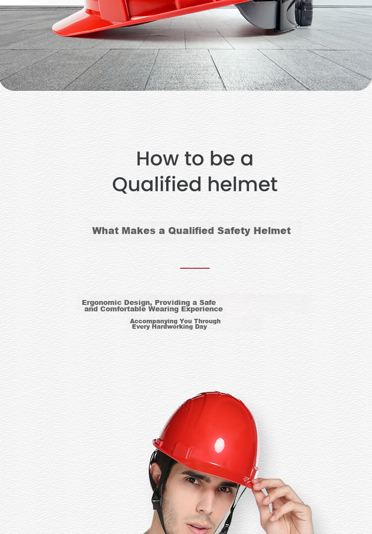 Honeywell Safety Helmet H99S, Pure ABS Material, Construction Site Hard Hat, Advanced Leadership Technology Anti-Smashing Impact-Resistant, Breathable Ventilation Holes, Red, 1 Piece 5