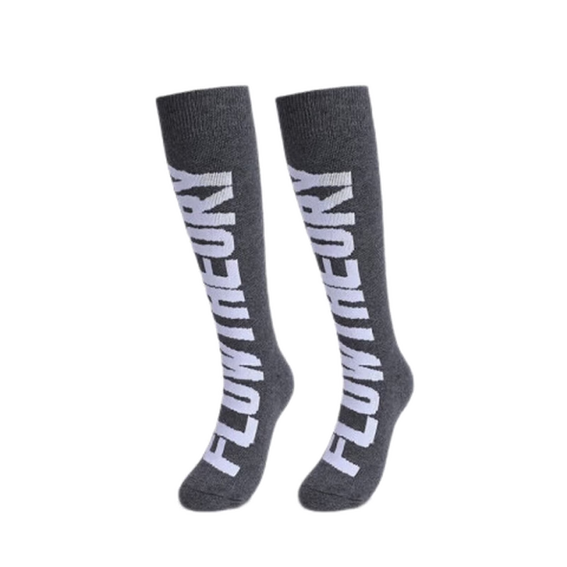 Flow Theory Ski Socks for Adults, Autumn And Winter Outdoor Professional Thickened Cold-Proof Warm Quick-Drying High Tube Socks