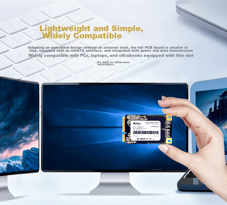 Netac 120GB SSD Solid State Drive, MSATA Interface, N5M Swift Series, Slim And Compact, Powerful Performance 8