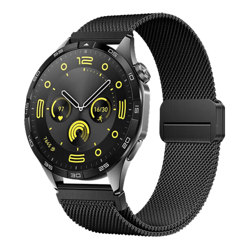 Watchbond Compatible with Huawei GT7 Watch Strap, Suitable for Watch6/6Pro/GT6/5/4/GT7Pro/Watch5/GT6Pro, 22mm Upgraded Magnetic Metal Stainless Steel Wristband