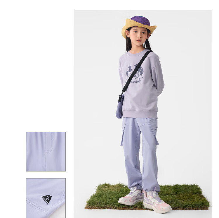 BALABALA Children's Clothing, Boys And Girls Pants, Spring 2025 Collection, Loose And Comfortable, Trendy And Fashionable Trousers, 208125108201 9