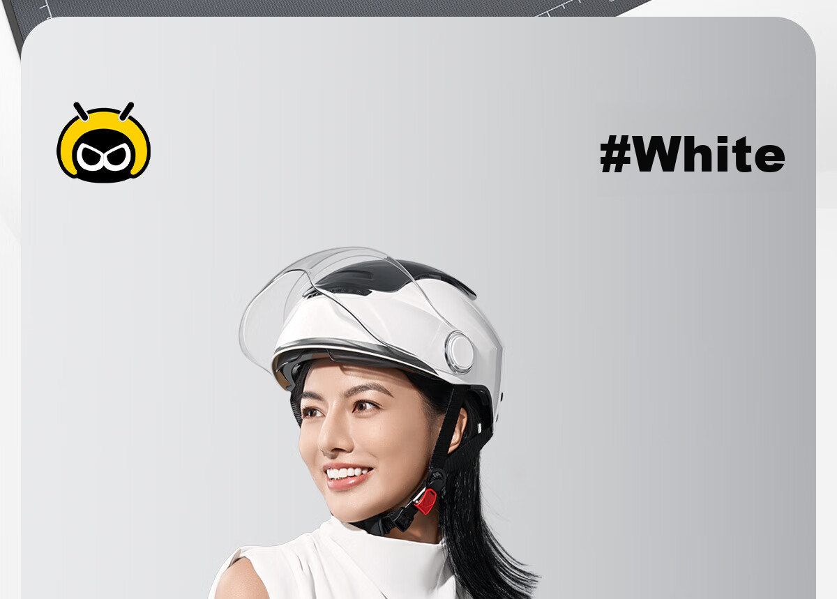 Two Little Bees 3C Certified Electric Vehicle Helmet Motorcycle Four-Season Universal Half Helmet Sun Protection Anti-Fog Dual Lens Zero-Pressure Skylight Unisex Electric Bike Helmet TK47 Zero-Pressur 42