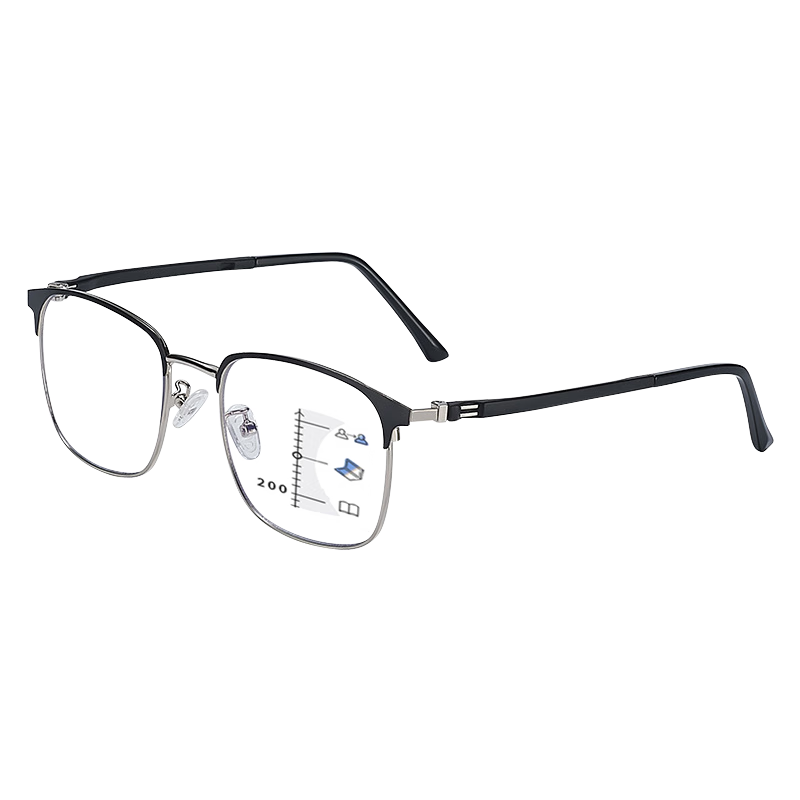 Moke Presbyopic Glasses Auto-Focus Smart Multifocal Official Genuine Japanese Import Blue Light Blocking Unisex Reading Glasses